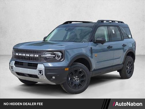 Azure Gray Metallic Tri-Coat 2026 Ford Bronco Sport Badlands