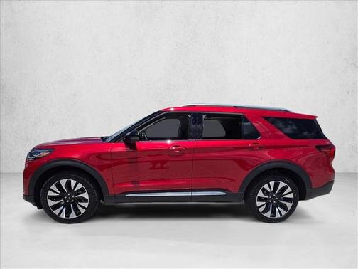 Rapid Red Metallic Tinted Clearcoat 2026 Ford Explorer Platinum