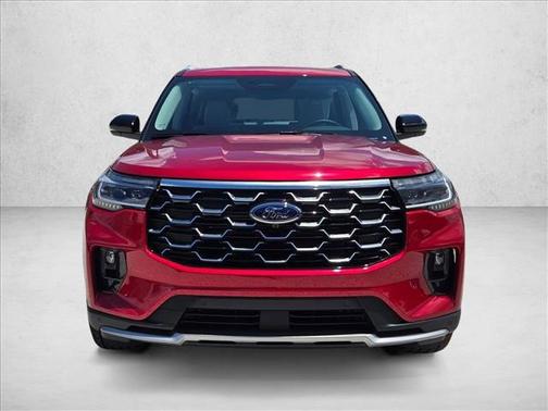 Rapid Red Metallic Tinted Clearcoat 2026 Ford Explorer Platinum