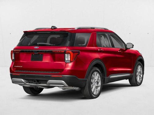 Rapid Red Metallic Tinted Clearcoat 2026 Ford Explorer Platinum