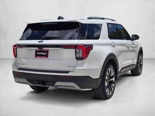 Star White Metallic Tri-Coat 2026 Ford Explorer Platinum