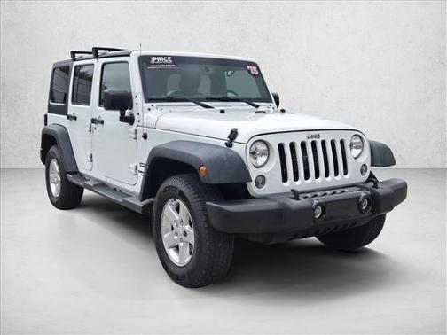 Bright White Clearcoat 2015 Jeep Wrangler Unlimited Sport