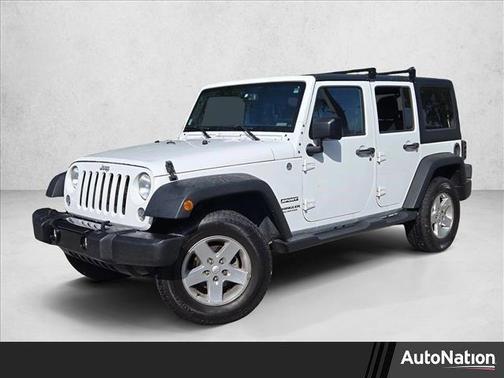 Bright White Clearcoat 2015 Jeep Wrangler Unlimited Sport