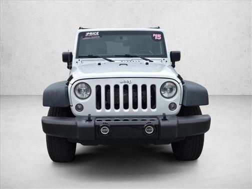 Bright White Clearcoat 2015 Jeep Wrangler Unlimited Sport