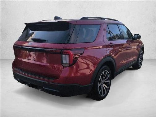 Rapid Red Metallic Tinted Clearcoat 2026 Ford Explorer ST-Line