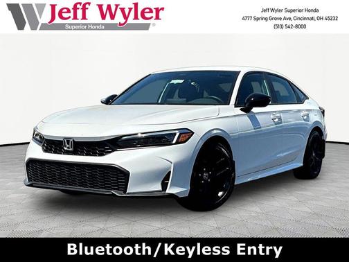 Platinum White Pearl 2026 Honda Civic Sport