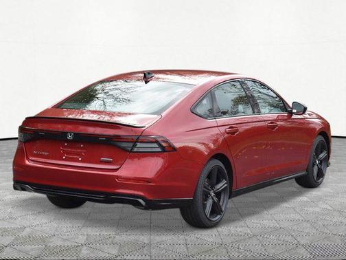 Radiant Red Metallic 2026 Honda Accord Hybrid Sport-L
