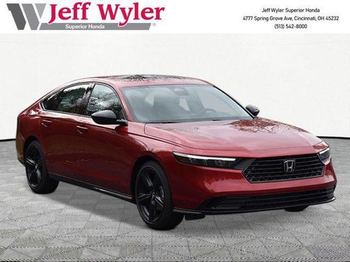 Radiant Red Metallic 2026 Honda Accord Hybrid Sport-L