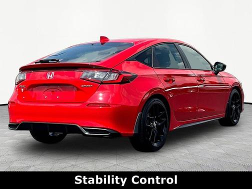 Rallye Red 2025 Honda Civic Sport