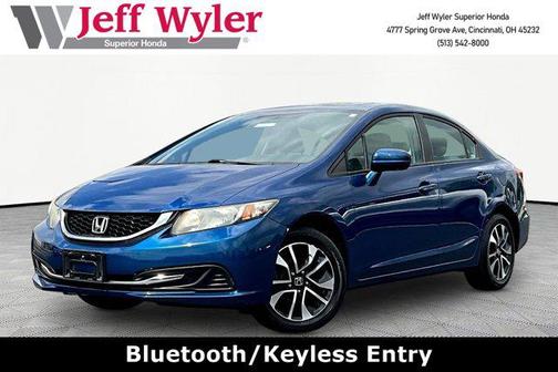 Dyno Blue Pearl 2015 Honda Civic EX