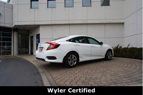 Taffeta White 2017 Honda Civic LX