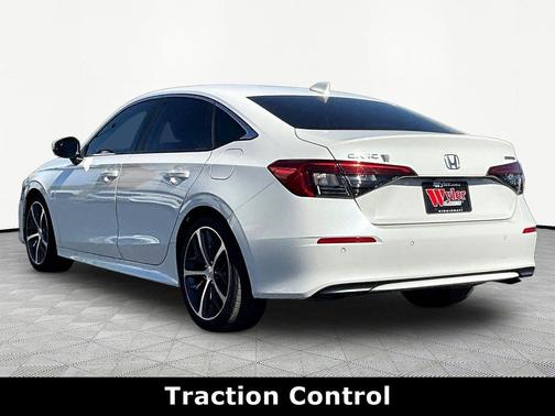 Platinum White Pearl 2024 Honda Civic Touring