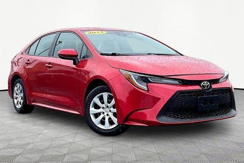 Barcelona Red Metallic 2021 Toyota Corolla LE