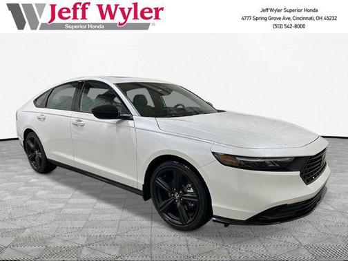 Platinum White Pearl 2026 Honda Accord Hybrid Sport-L