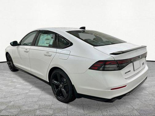 Platinum White Pearl 2026 Honda Accord Hybrid Sport-L