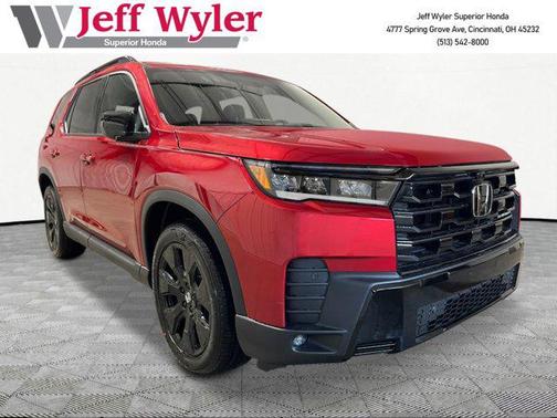 Radiant Red Metallic II 2026 Honda Pilot Black Edition