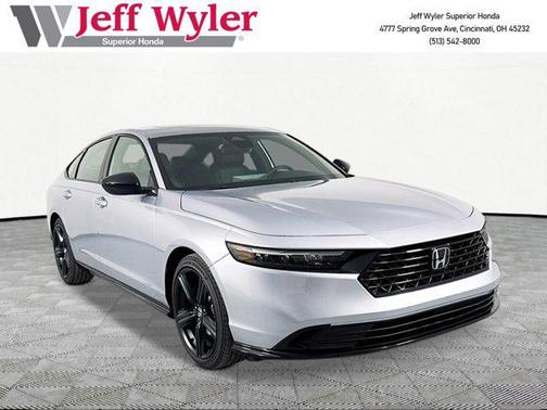 Solar Silver Metallic 2026 Honda Accord Hybrid Sport-L