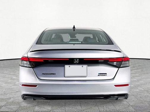 Solar Silver Metallic 2026 Honda Accord Hybrid Sport-L