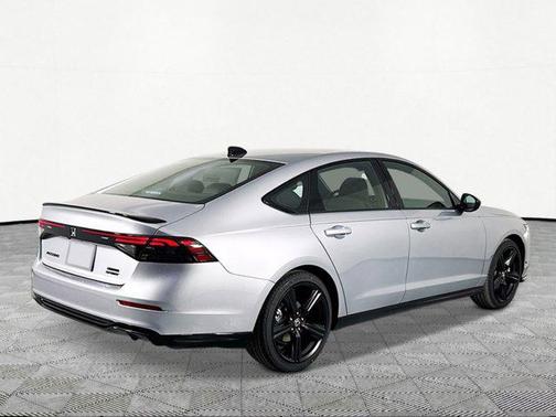 Solar Silver Metallic 2026 Honda Accord Hybrid Sport-L