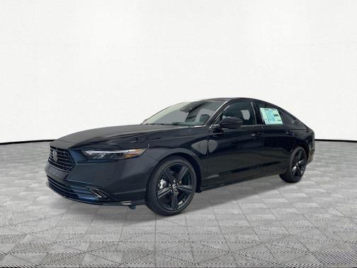 Crystal Black Pearl 2026 Honda Accord Hybrid Sport-L