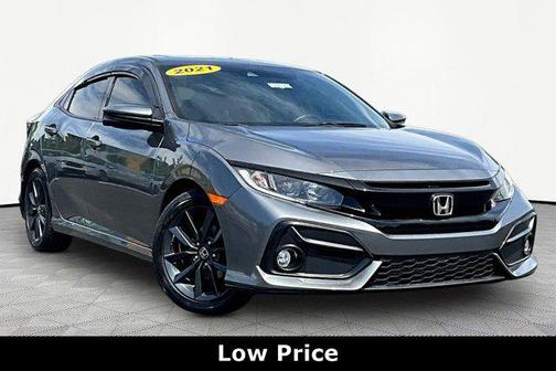 Gray 2021 Honda Civic EX