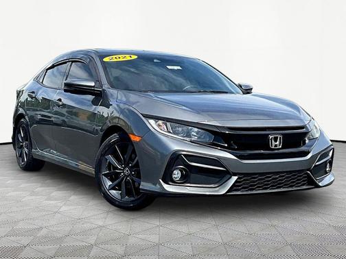 Gray 2021 Honda Civic EX