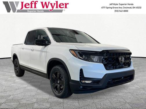 Platinum White Pearl 2026 Honda Ridgeline Black