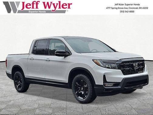 Platinum White Pearl 2026 Honda Ridgeline Black