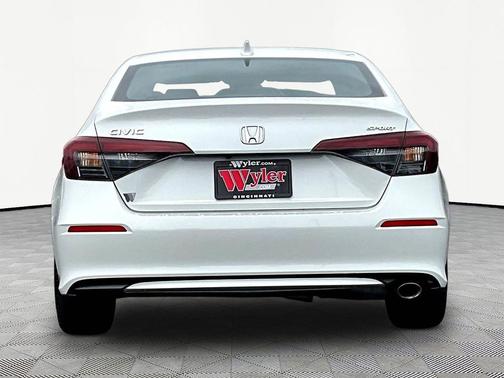 Platinum White Pearl 2025 Honda Civic Sport