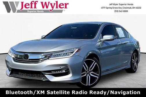 Lunar Silver Metallic 2017 Honda Accord Touring V6