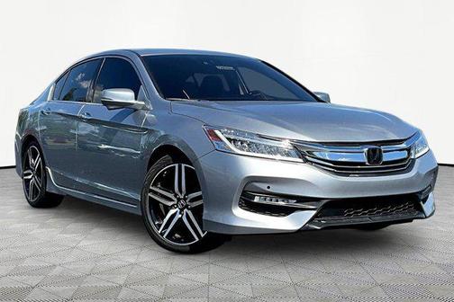 Lunar Silver Metallic 2017 Honda Accord Touring V6