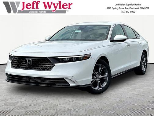 Platinum White Pearl 2024 Honda Accord EX