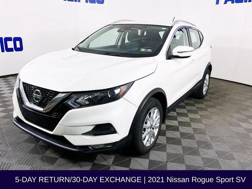 White 2021 Nissan Rogue Sport SV