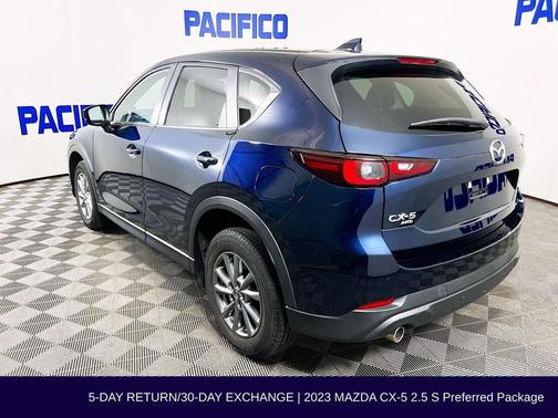 Deep Crystal Blue Mica 2023 Mazda CX-5 2.5 S Preferred Package