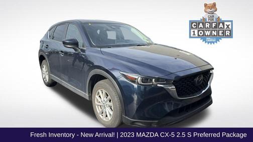 Deep Crystal Blue Mica 2023 Mazda CX-5 2.5 S Preferred Package