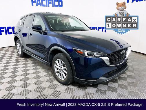Deep Crystal Blue Mica 2023 Mazda CX-5 2.5 S Preferred Package
