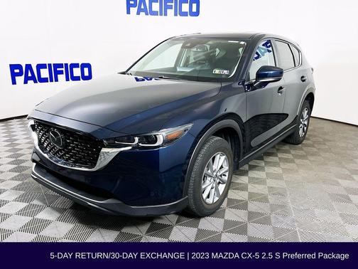 Deep Crystal Blue Mica 2023 Mazda CX-5 2.5 S Preferred Package