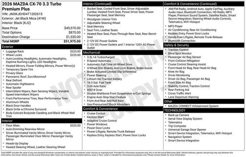 2026 Mazda CX-70 CX-70
