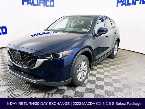 Deep Crystal Blue Mica 2023 Mazda CX-5 2.5 S Select Package