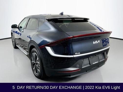 Gravity Blue 2022 Kia EV6 Light