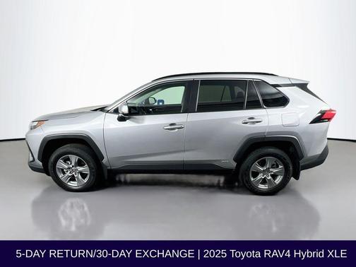 Silver Sky Metallic 2025 Toyota RAV4 Hybrid XLE