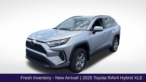 Silver Sky Metallic 2025 Toyota RAV4 Hybrid XLE