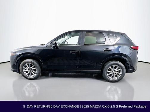 Jet Black Mica 2025 Mazda CX-5 2.5 S Preferred Package