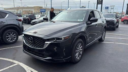 Jet Black Mica 2025 Mazda CX-5 2.5 S Preferred Package