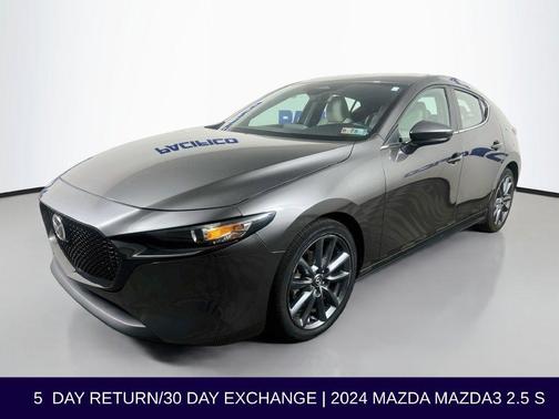 Machine Gray Metallic 2024 Mazda Mazda3 FWD w/Preferred Package