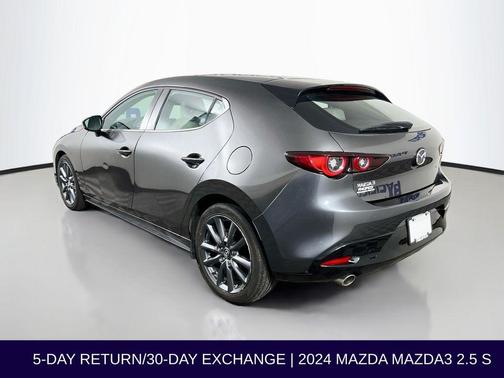 Machine Gray Metallic 2024 Mazda Mazda3 FWD w/Preferred Package
