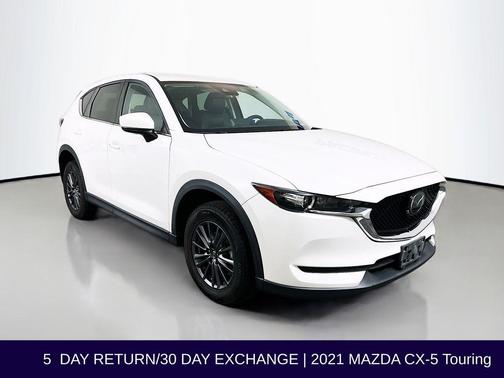 Snowflake White Pearl 2021 Mazda CX-5 Touring