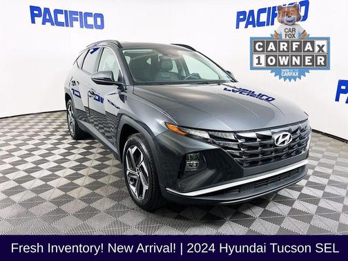Dark Gray Metallic 2024 Hyundai TUCSON SEL