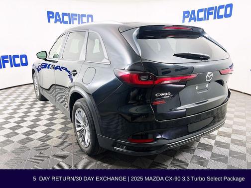 Jet Black Mica 2025 Mazda CX-90 3.3 Turbo Select Package