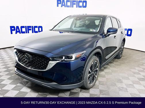 Deep Crystal Blue Mica 2023 Mazda CX-5 2.5 S Premium